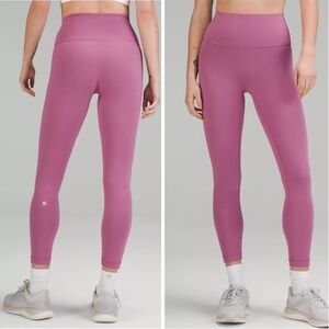 Lululemon Wunder Train High-Rise Tight Leggings Velvet Dust  25" Inseam Size 12